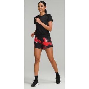 DSG Mid Rise Stride 3" Running Shorts Red Black Gray Size M